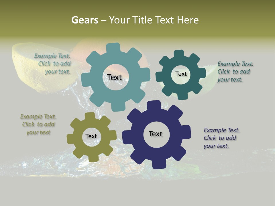 Vital Fruit Lemon PowerPoint Template