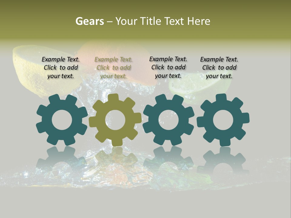 Vital Fruit Lemon PowerPoint Template