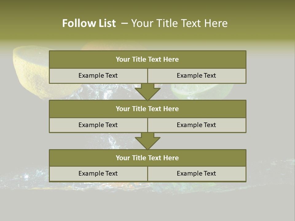 Vital Fruit Lemon PowerPoint Template