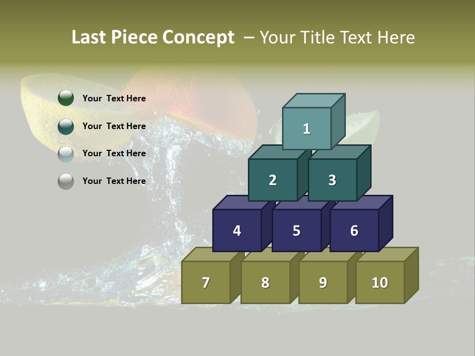 Vital Fruit Lemon PowerPoint Template