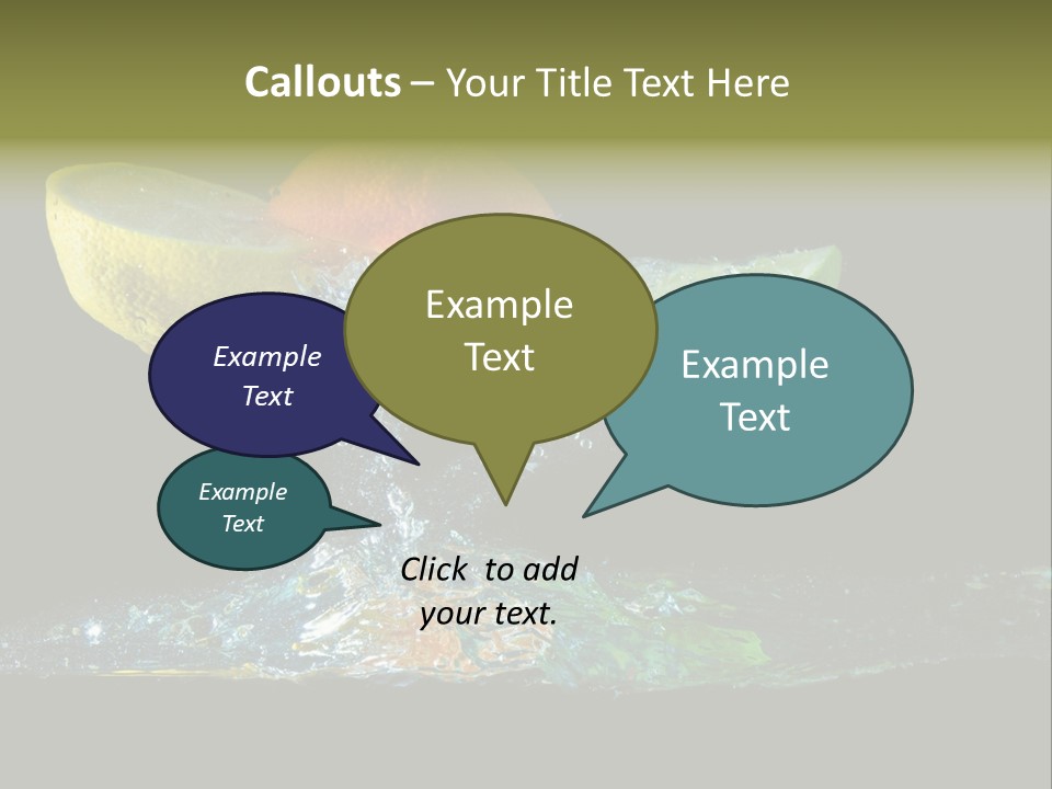 Vital Fruit Lemon PowerPoint Template