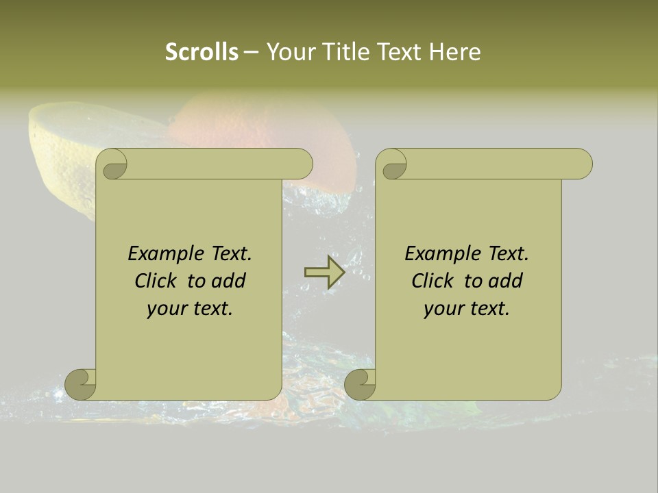 Vital Fruit Lemon PowerPoint Template
