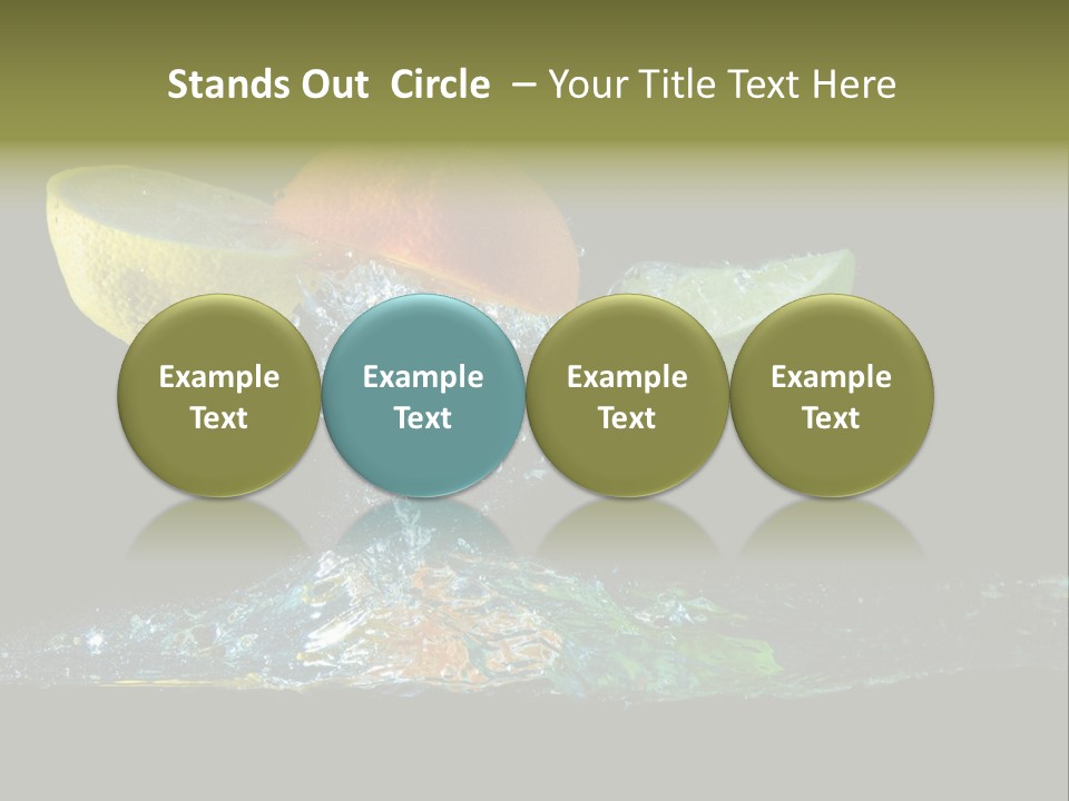 Vital Fruit Lemon PowerPoint Template