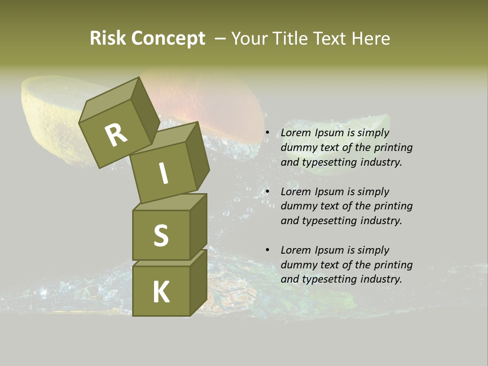 Vital Fruit Lemon PowerPoint Template