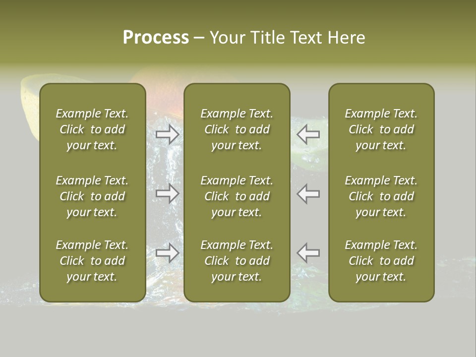 Vital Fruit Lemon PowerPoint Template