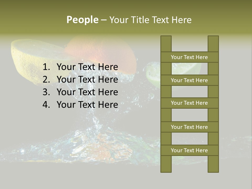 Vital Fruit Lemon PowerPoint Template