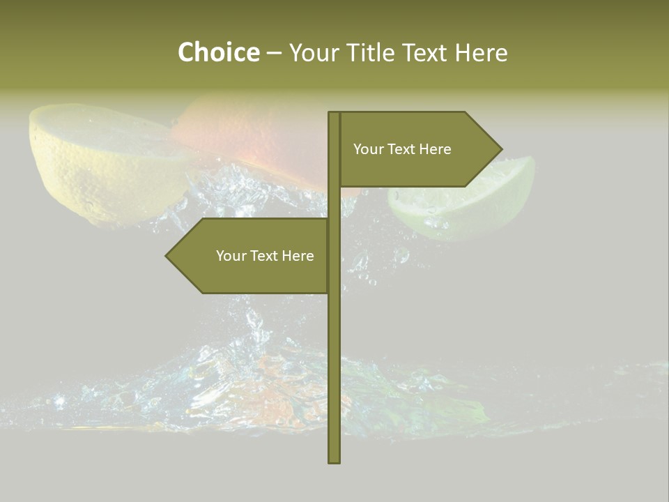 Vital Fruit Lemon PowerPoint Template