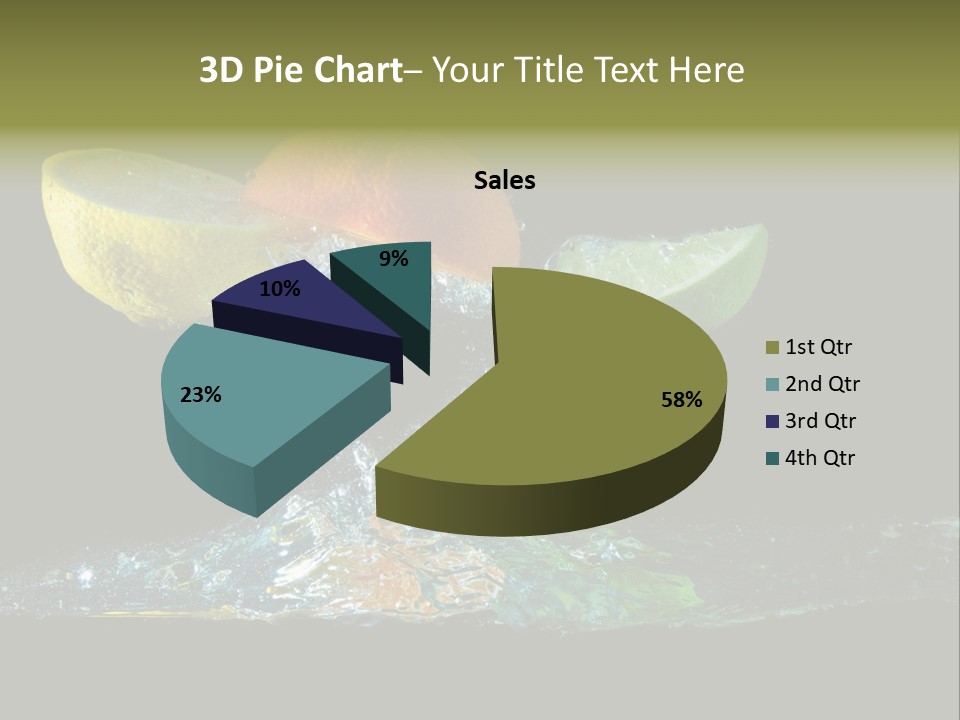 Vital Fruit Lemon PowerPoint Template