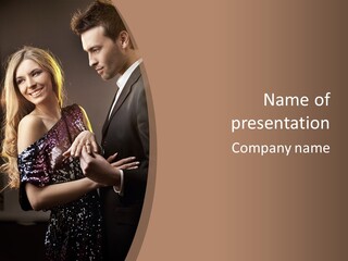 Elegance Dark Idyllic PowerPoint Template