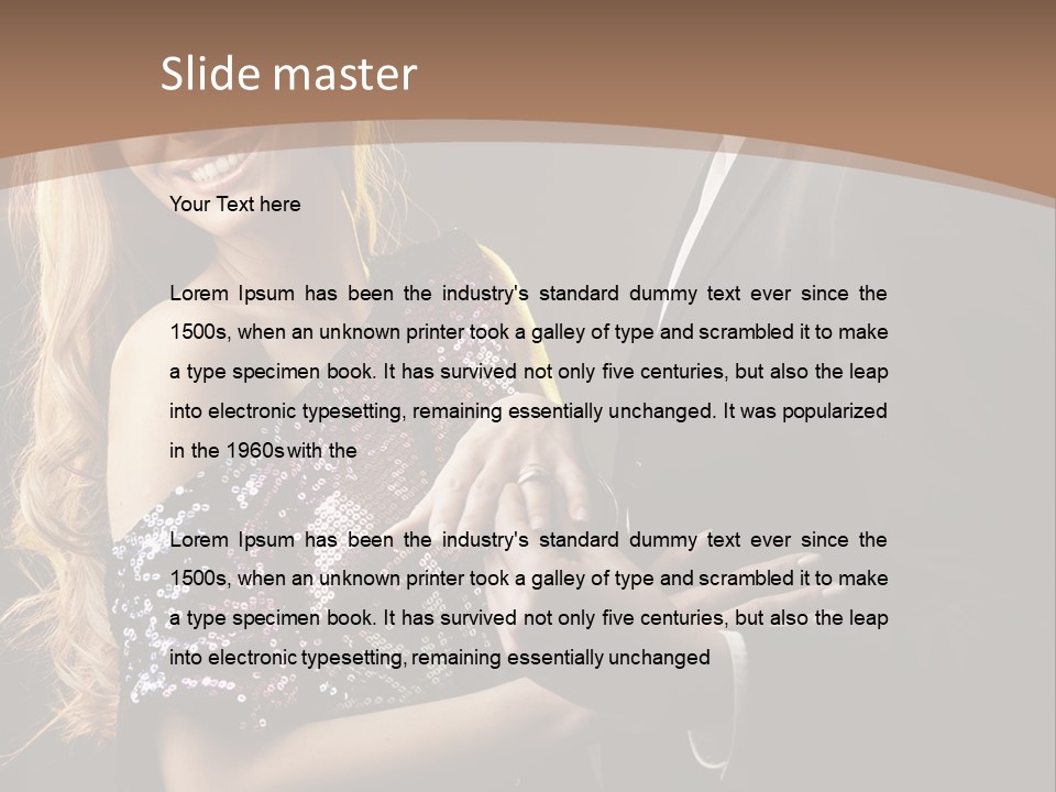 Elegance Dark Idyllic PowerPoint Template