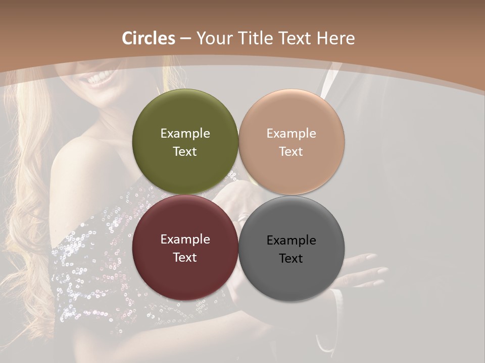 Elegance Dark Idyllic PowerPoint Template