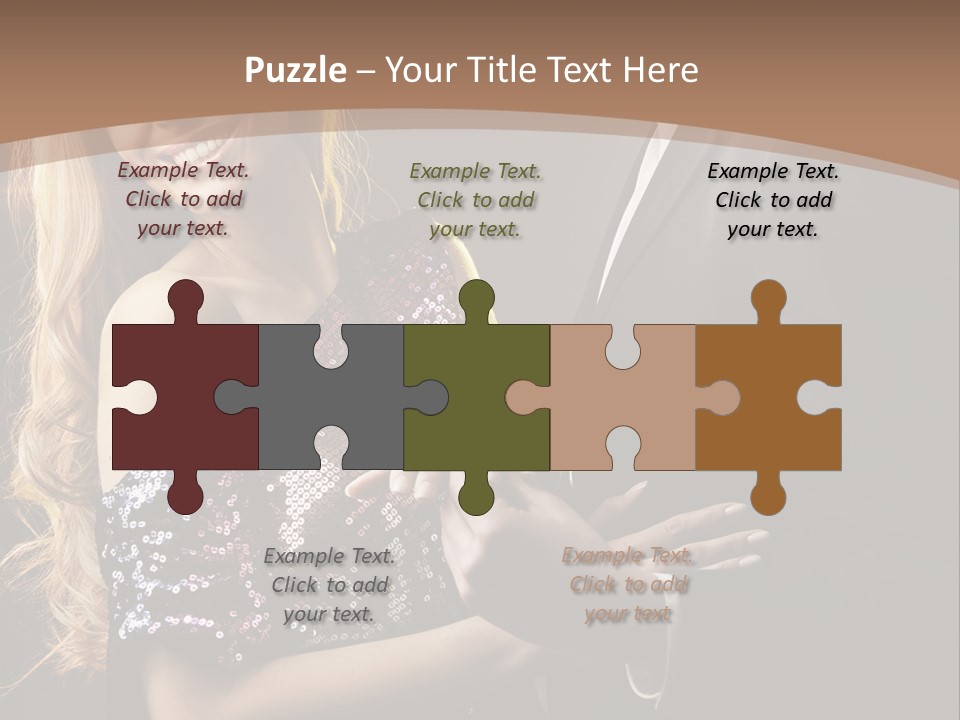 Elegance Dark Idyllic PowerPoint Template