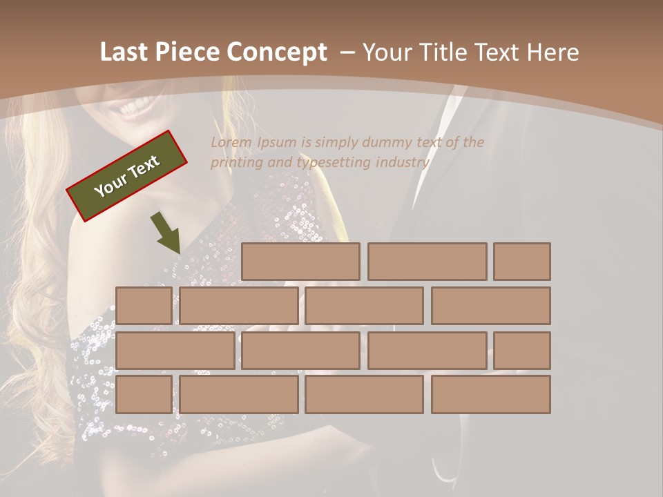 Elegance Dark Idyllic PowerPoint Template