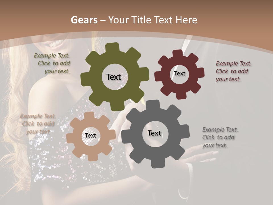 Elegance Dark Idyllic PowerPoint Template