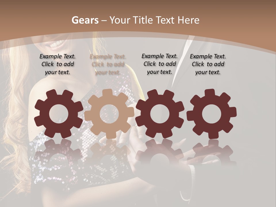 Elegance Dark Idyllic PowerPoint Template