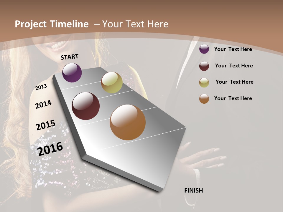 Elegance Dark Idyllic PowerPoint Template