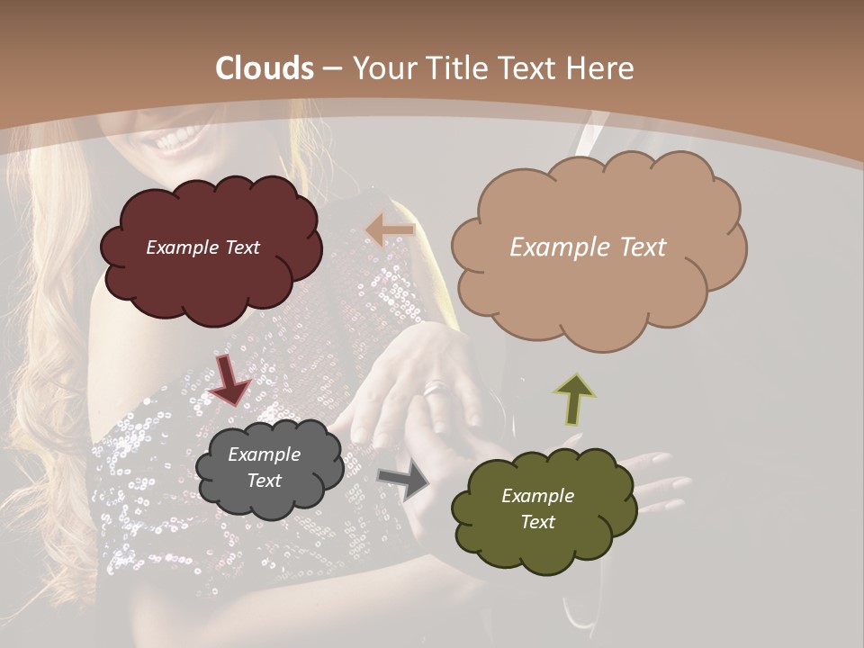 Elegance Dark Idyllic PowerPoint Template