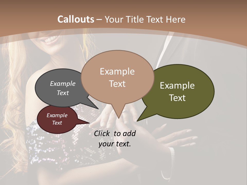Elegance Dark Idyllic PowerPoint Template
