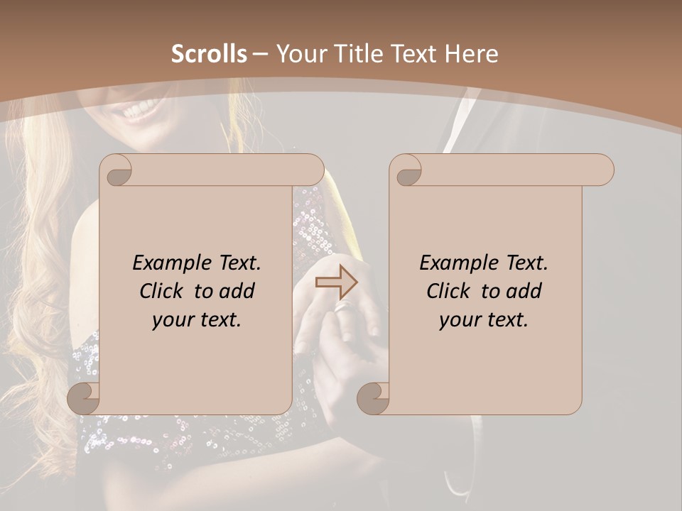 Elegance Dark Idyllic PowerPoint Template