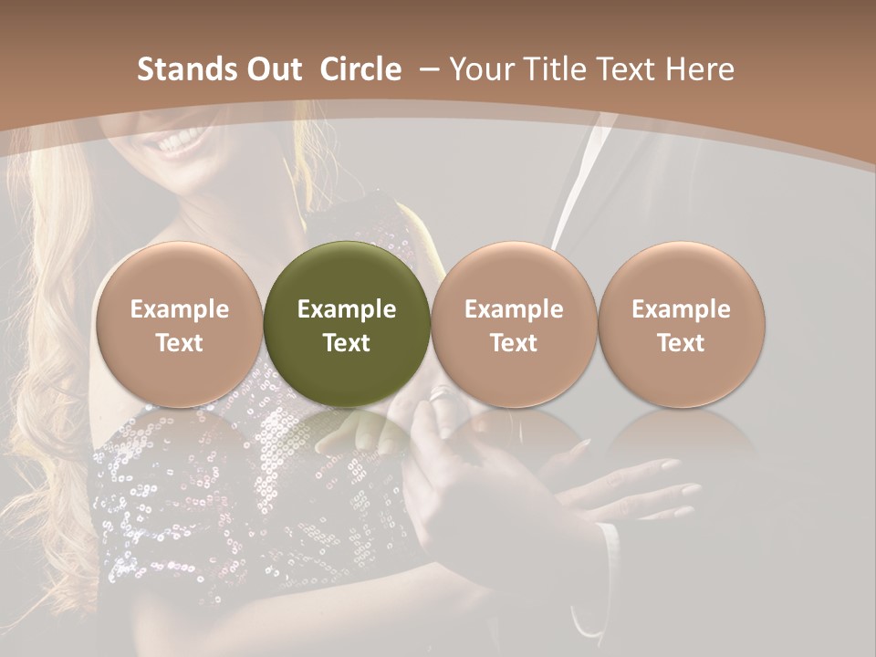 Elegance Dark Idyllic PowerPoint Template