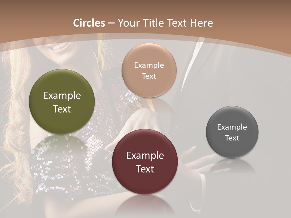 Elegance Dark Idyllic PowerPoint Template