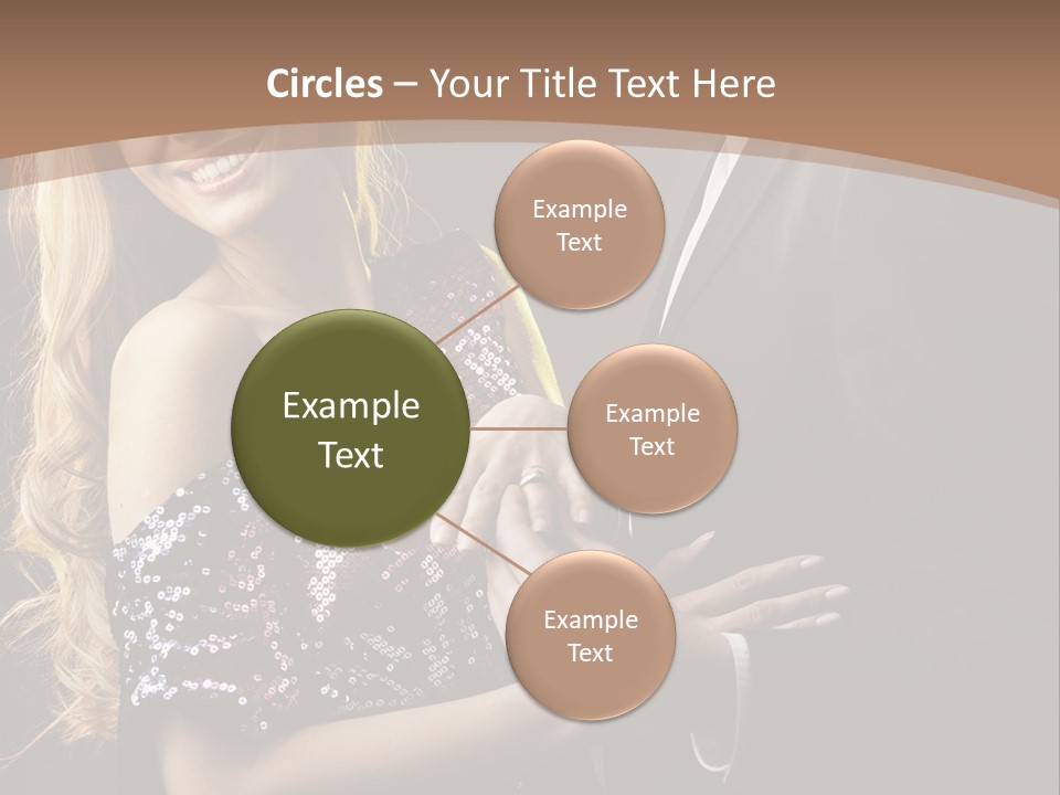 Elegance Dark Idyllic PowerPoint Template