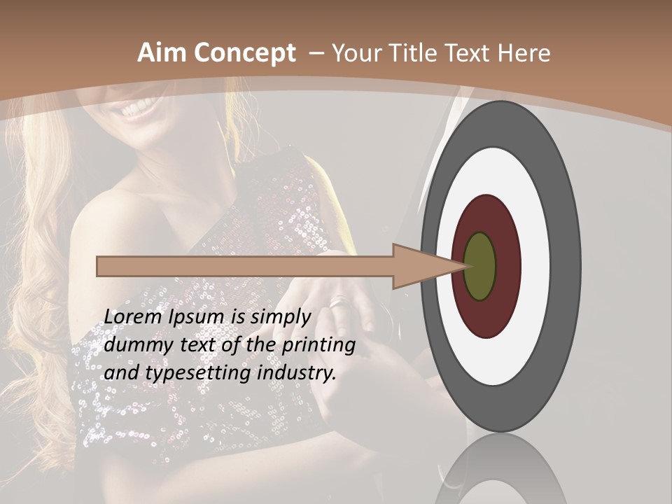 Elegance Dark Idyllic PowerPoint Template