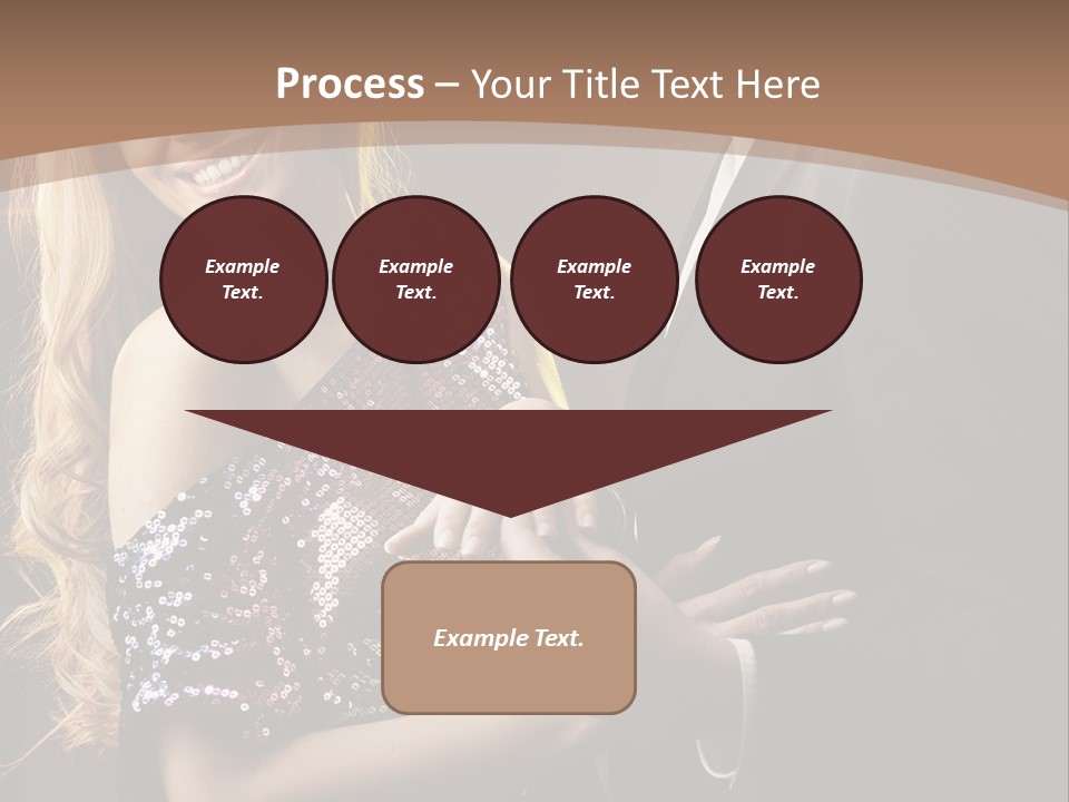 Elegance Dark Idyllic PowerPoint Template
