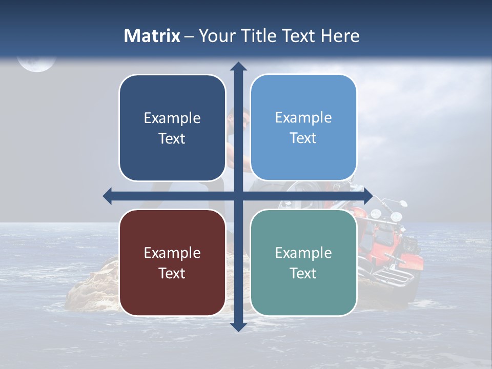 Hill Night Growth PowerPoint Template