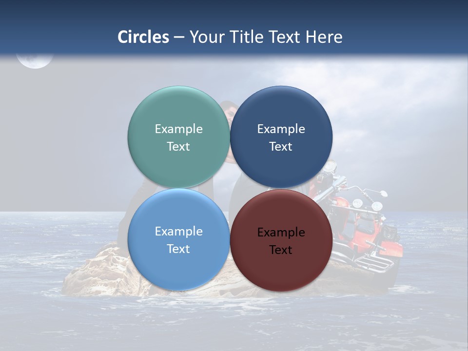 Hill Night Growth PowerPoint Template