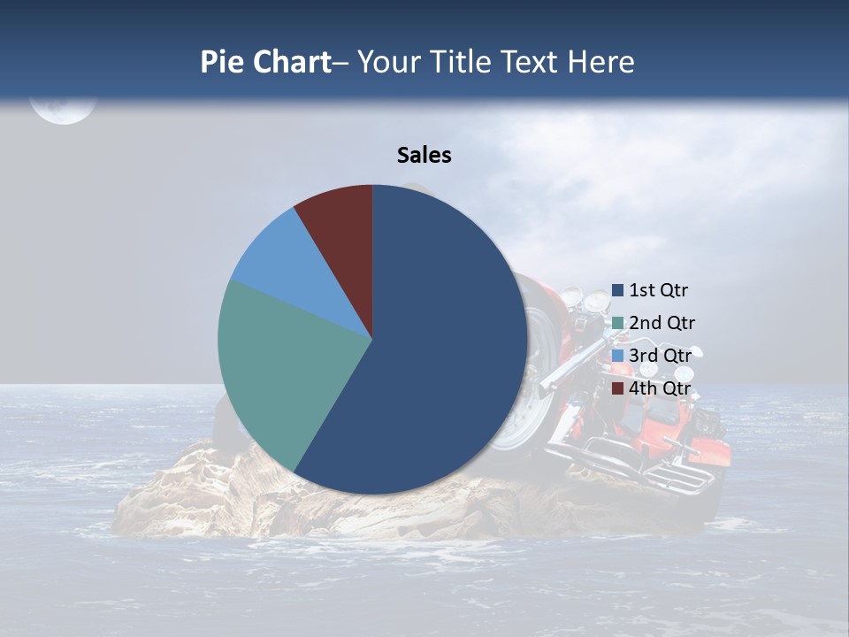Hill Night Growth PowerPoint Template