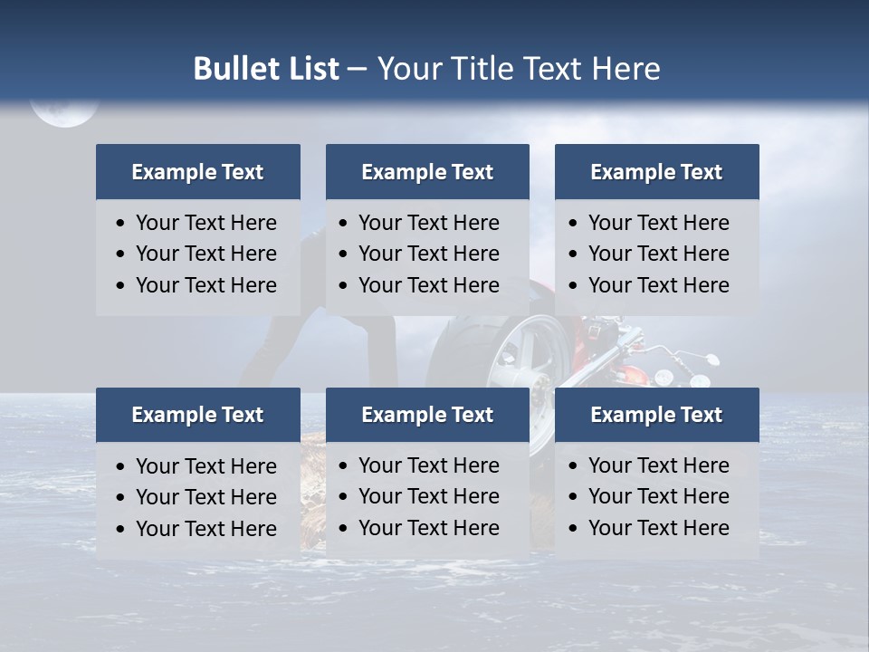 Hill Night Growth PowerPoint Template