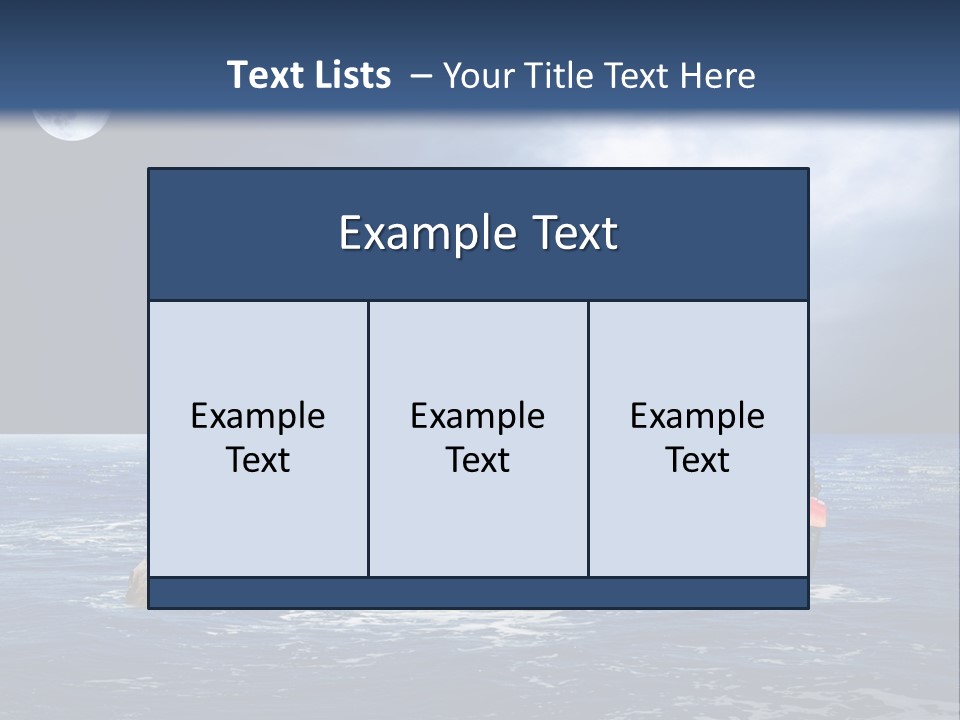 Hill Night Growth PowerPoint Template