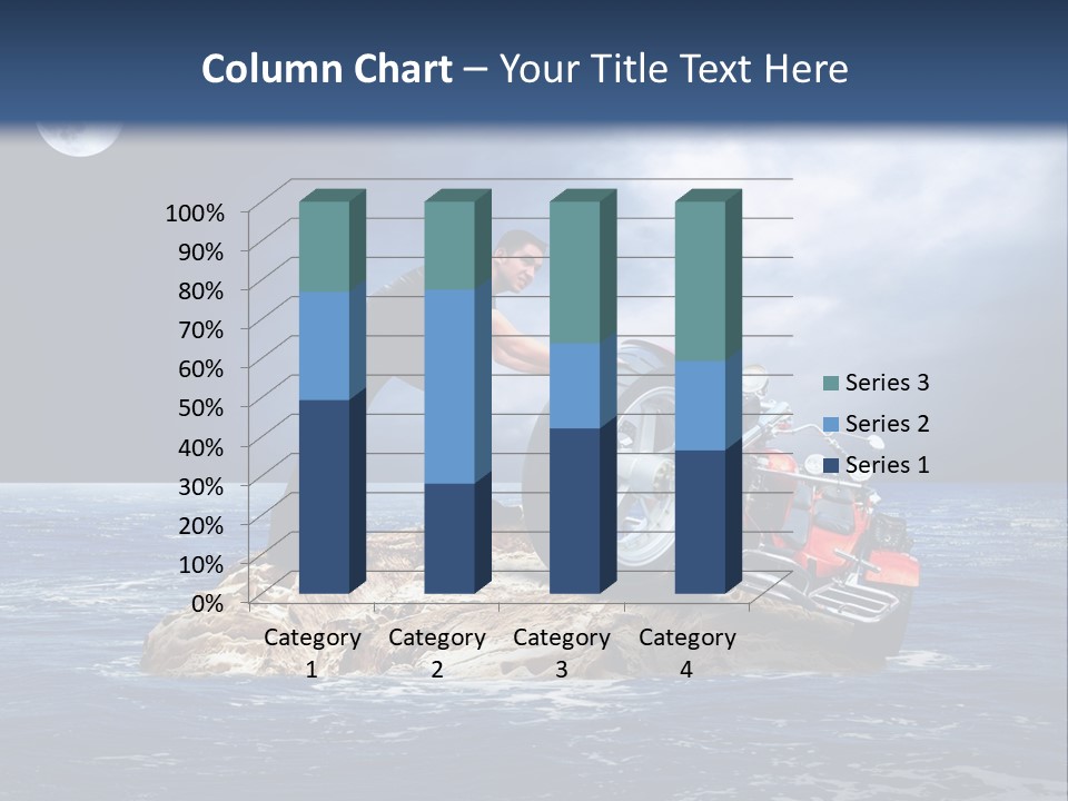 Hill Night Growth PowerPoint Template