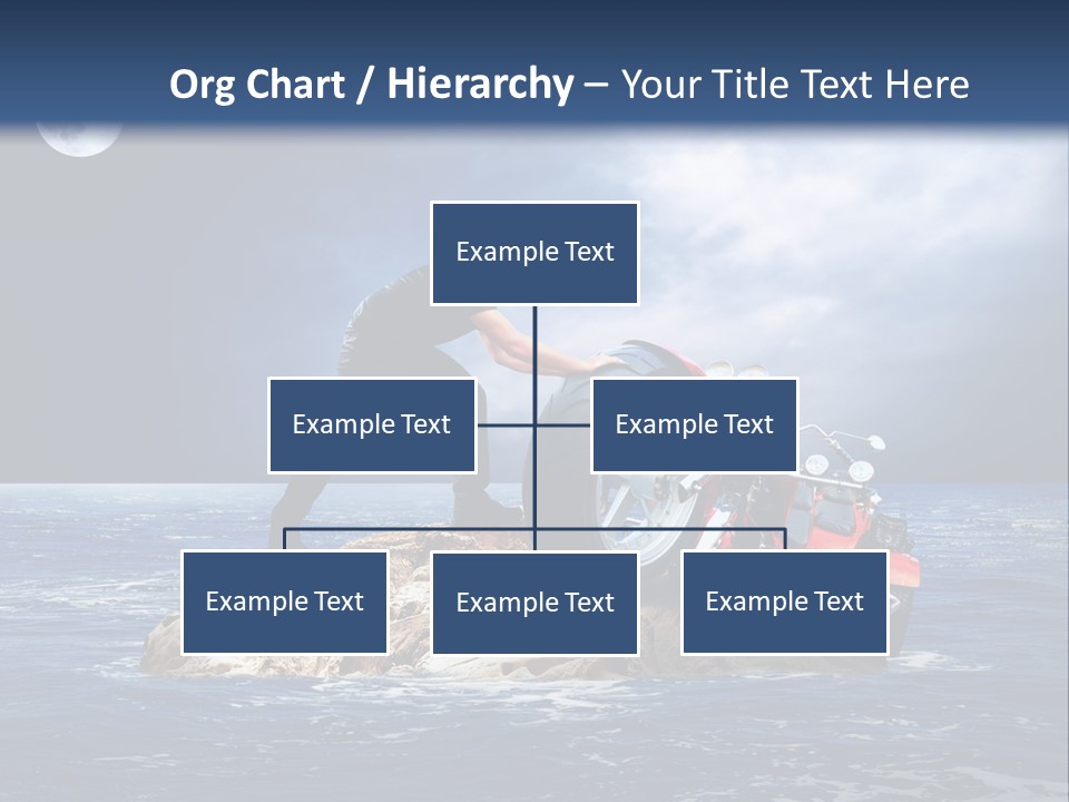 Hill Night Growth PowerPoint Template