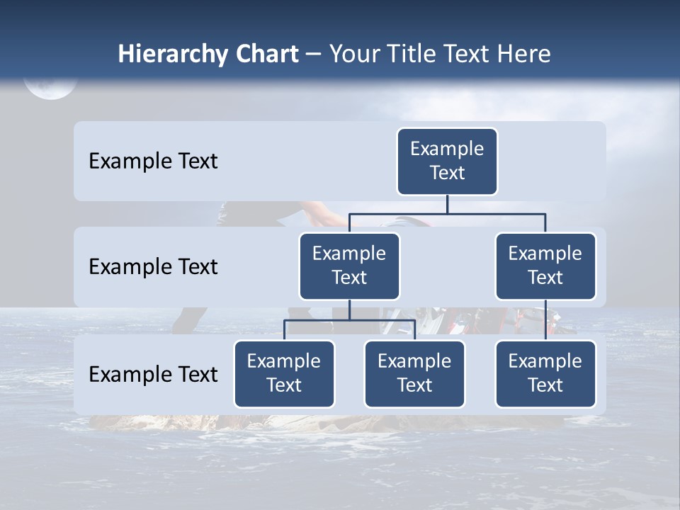 Hill Night Growth PowerPoint Template