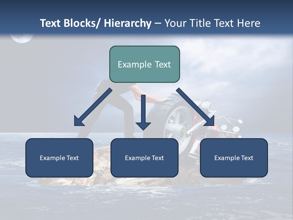 Hill Night Growth PowerPoint Template