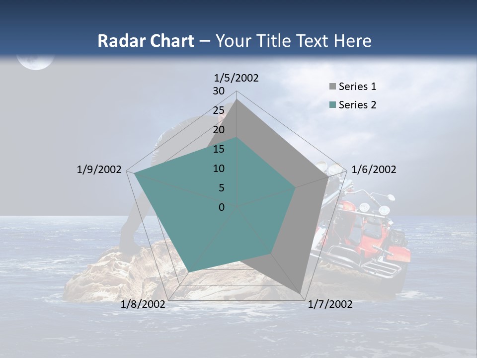 Hill Night Growth PowerPoint Template