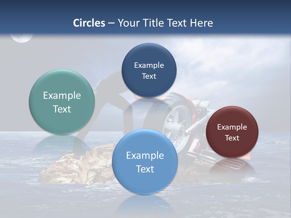 Hill Night Growth PowerPoint Template