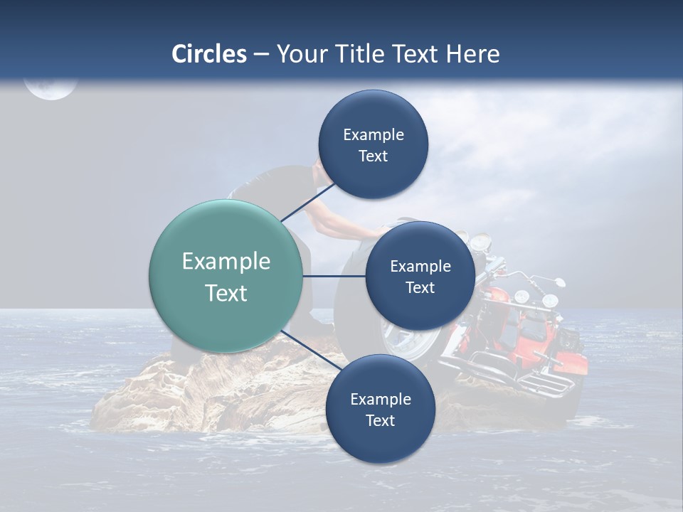Hill Night Growth PowerPoint Template