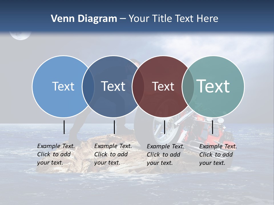 Hill Night Growth PowerPoint Template