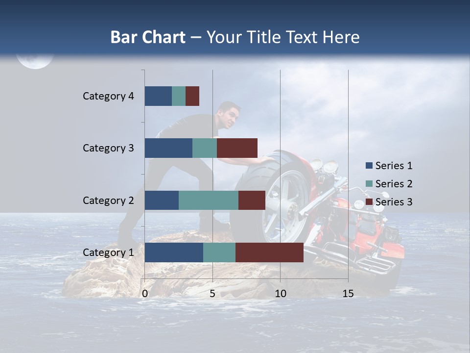 Hill Night Growth PowerPoint Template