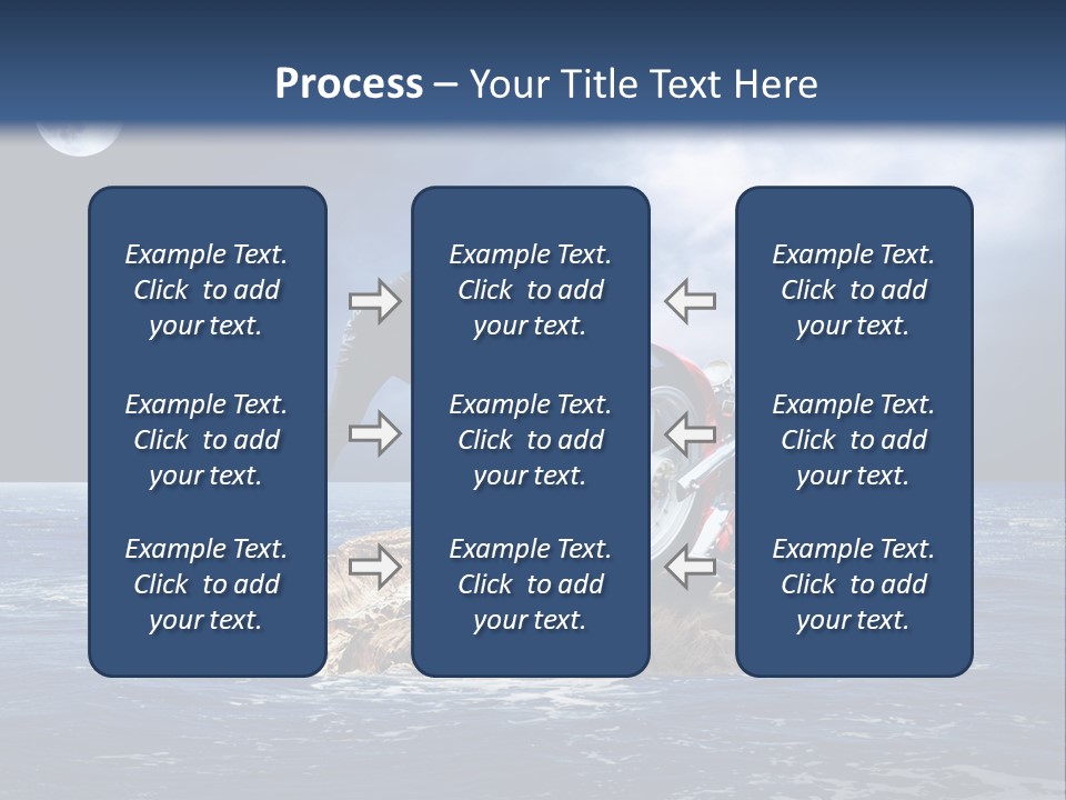 Hill Night Growth PowerPoint Template