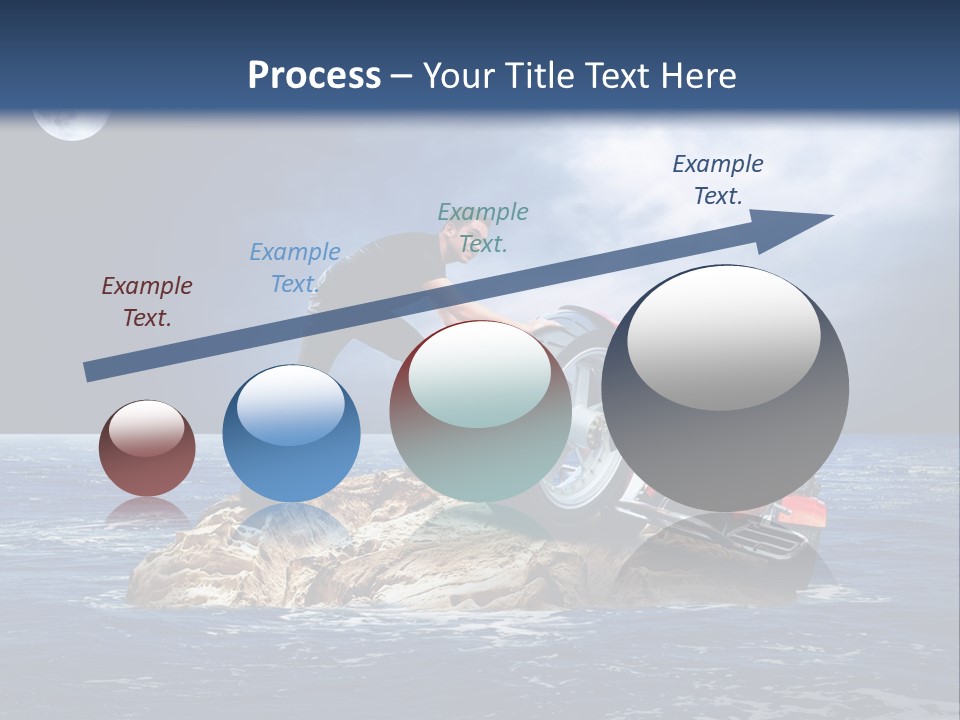 Hill Night Growth PowerPoint Template
