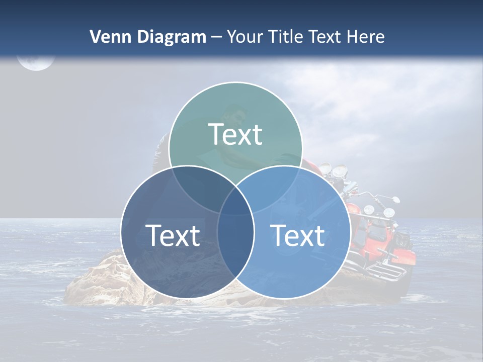 Hill Night Growth PowerPoint Template