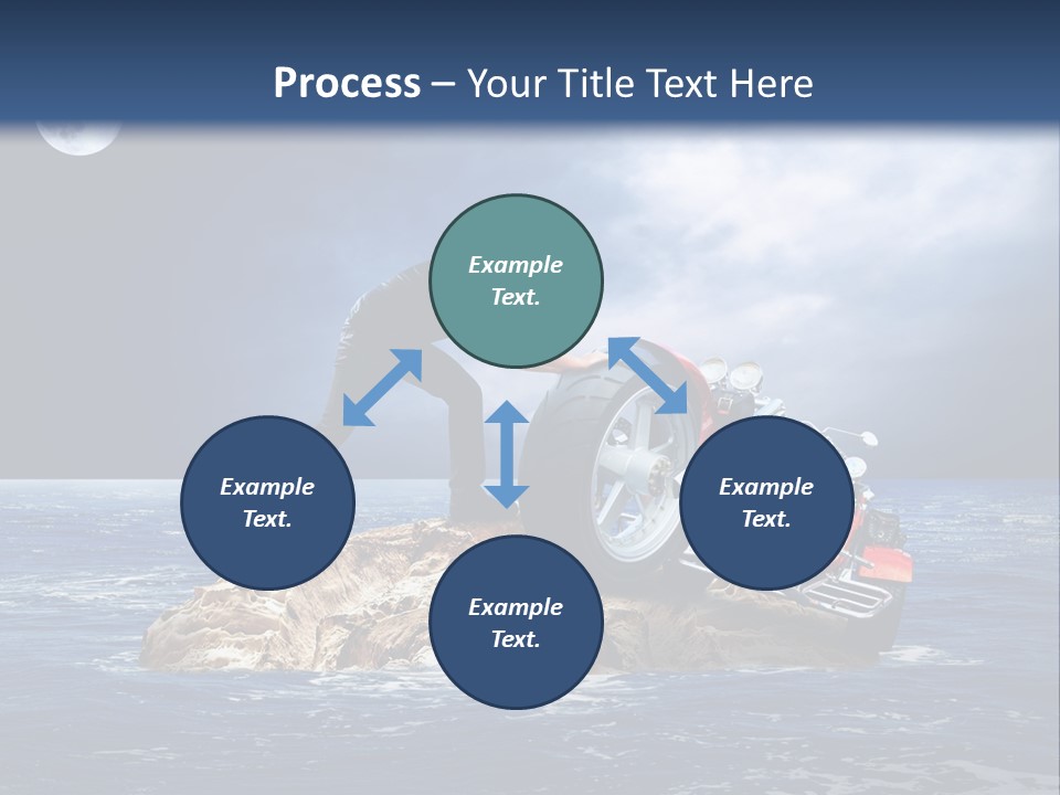 Hill Night Growth PowerPoint Template