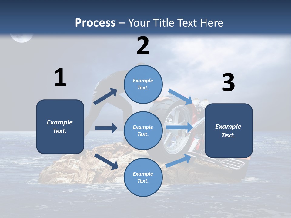 Hill Night Growth PowerPoint Template
