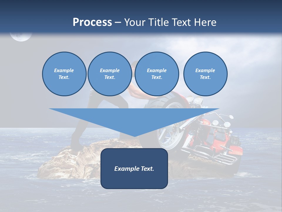 Hill Night Growth PowerPoint Template