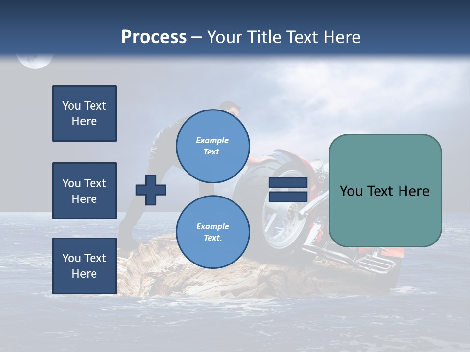 Hill Night Growth PowerPoint Template
