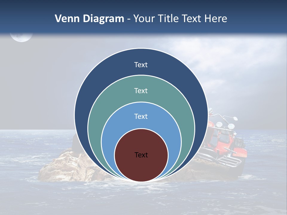 Hill Night Growth PowerPoint Template